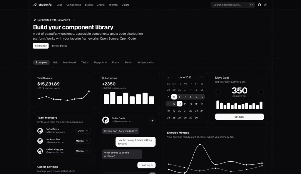 shadcn UI a NextJS UI Library